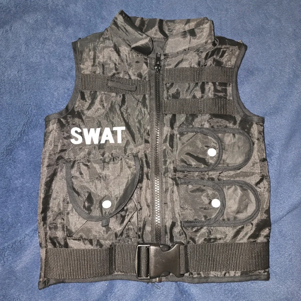 Teetot Child SWAT Uniform Halloween Costume Size 3-4 Dress Up‎ Play